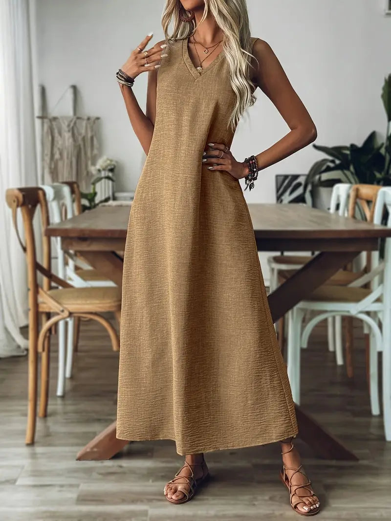 Nora – Vestito Vintage con Scollatura a V