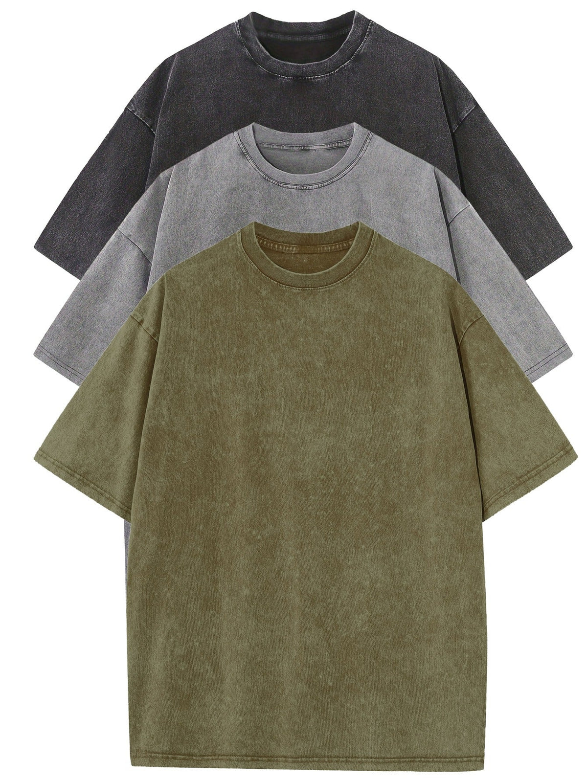 Aldo™ | Set di T-Shirt Oversize in Cotone Casual 3 Pezzi