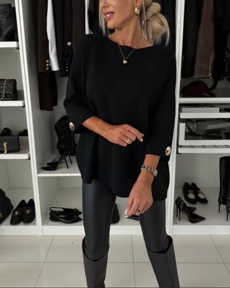 Angelica | Blusa in Tricot Elegante
