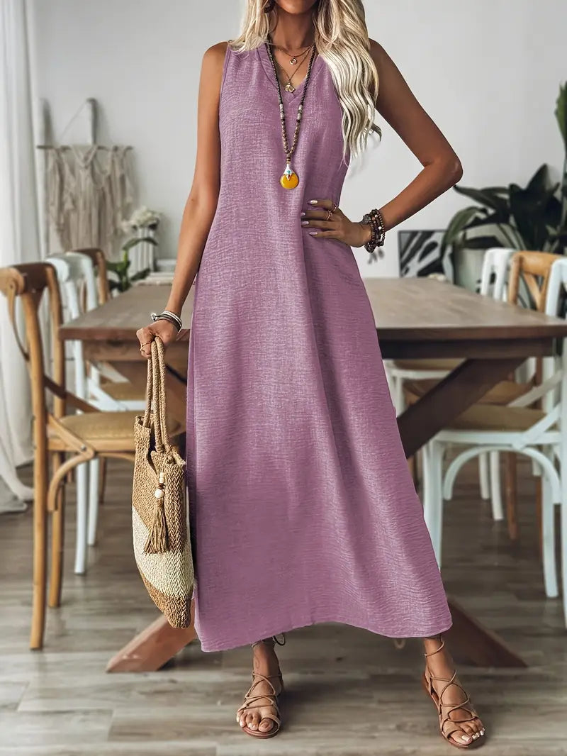 Nora – Vestito Vintage con Scollatura a V