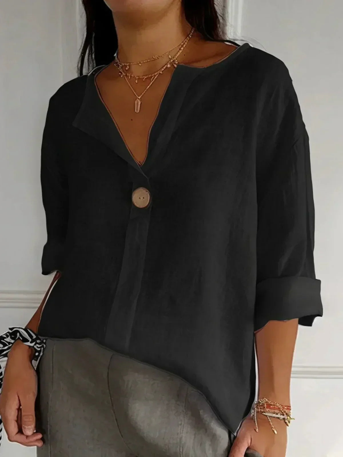 JESSA™ | Blusa Casual con Scollo a V