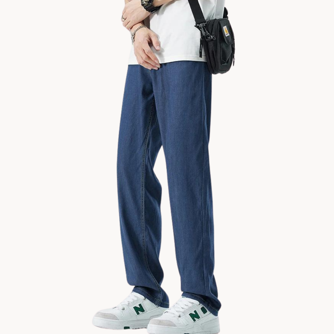 Pantaloni Estivi a Gamba Dritta