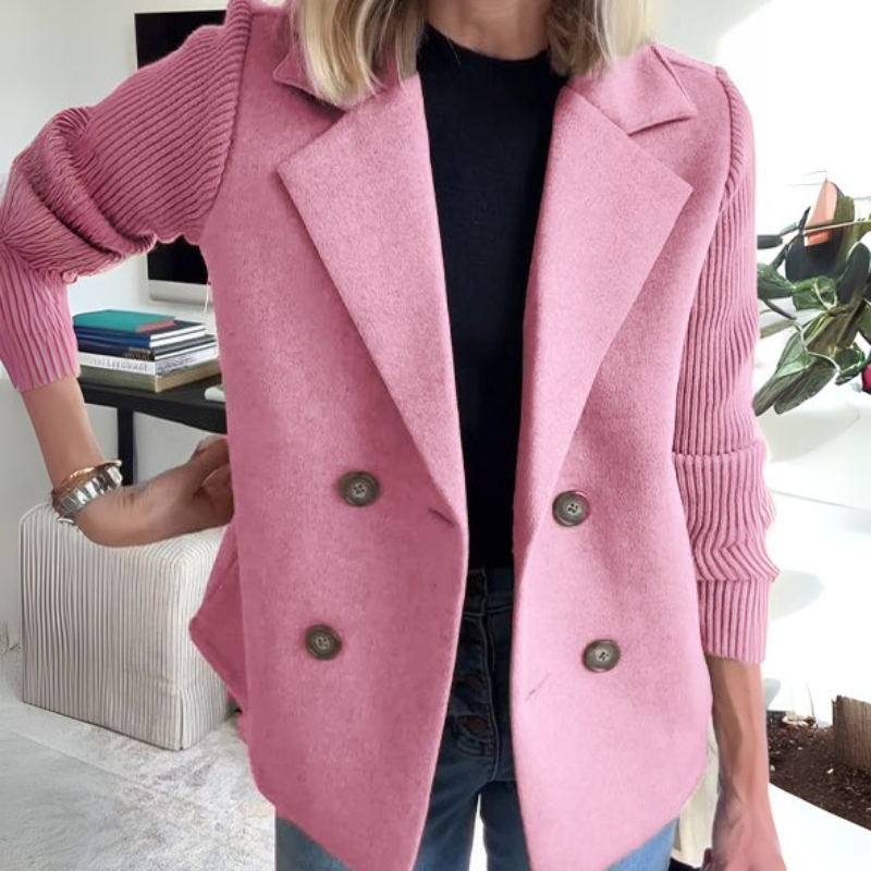 Viola | Blazer leggero in tessuto strutturato