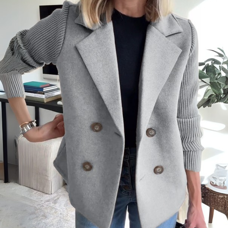 Viola | Blazer leggero in tessuto strutturato