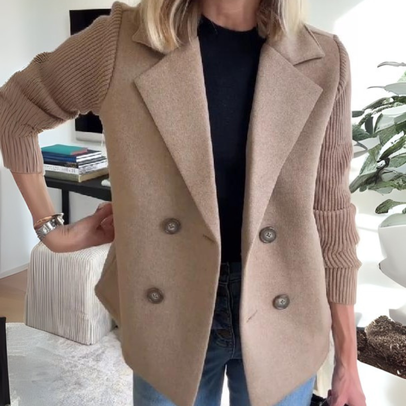 Viola | Blazer leggero in tessuto strutturato