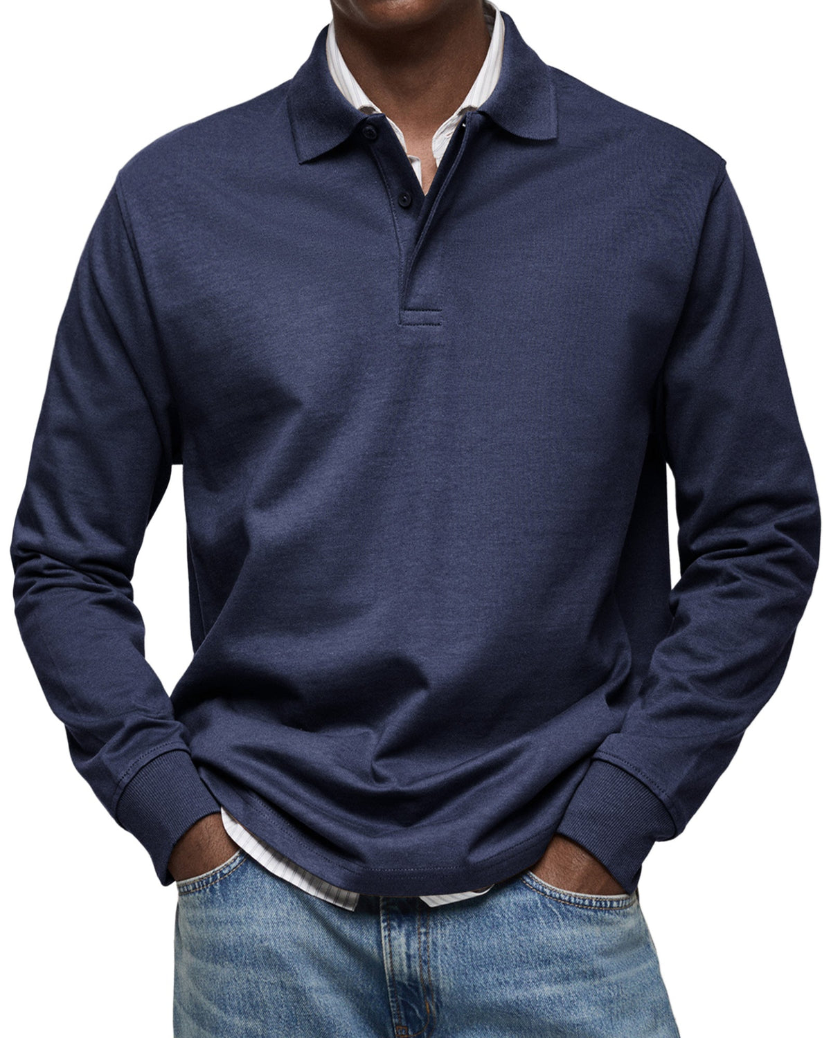 ALMI ROMA | POLO DI LUSSO A MANICHE LUNGHE