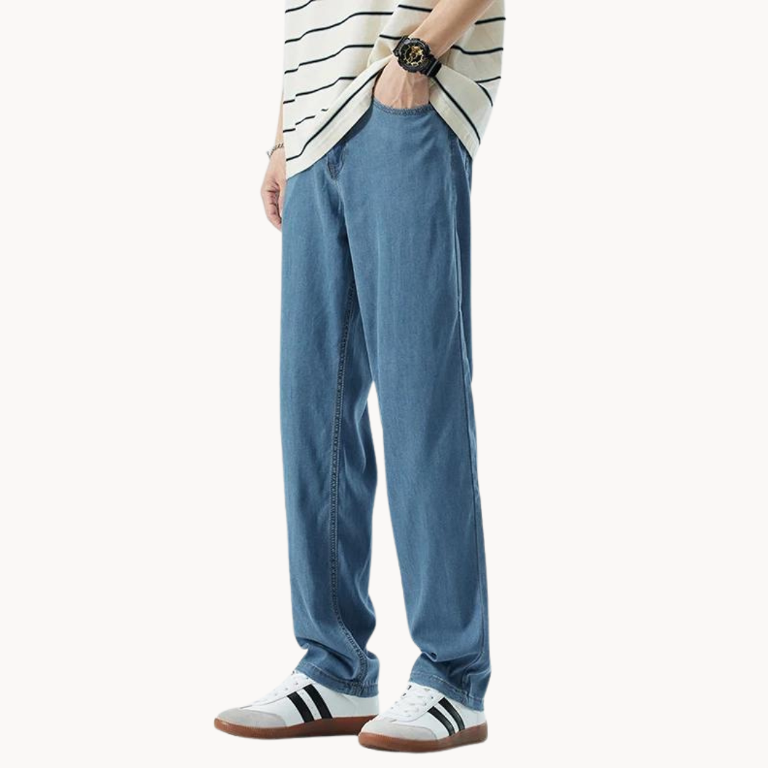 Pantaloni Estivi a Gamba Dritta