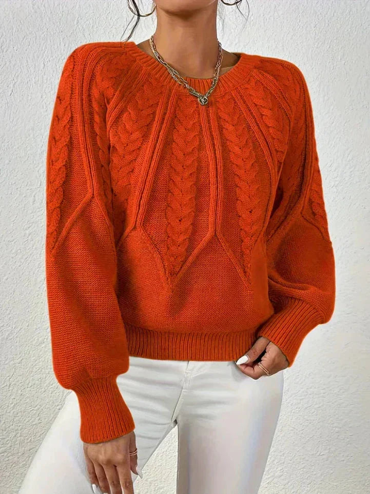 Agnese | Maglione in maglia torciata chic