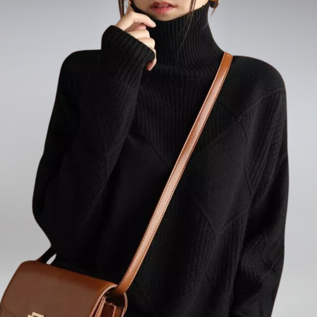 Adelle™ | Pullover con Collo Alto Confortevole