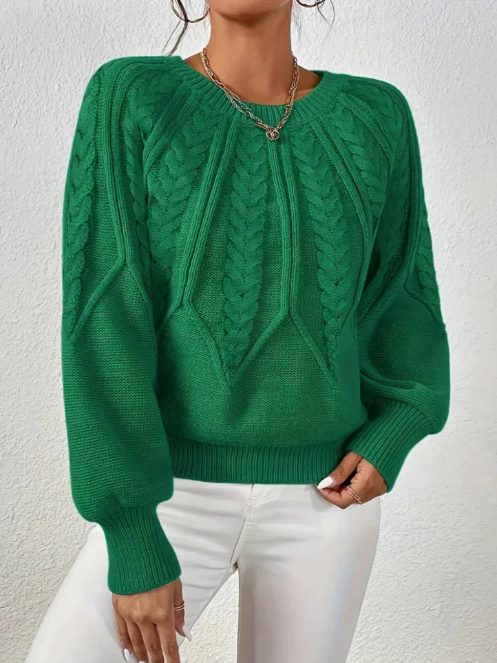 Agnese | Maglione in maglia torciata chic