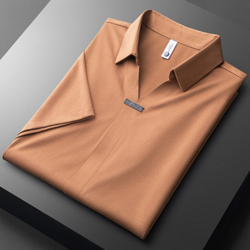 Cornelio™ | Polo in Cotone e Seta