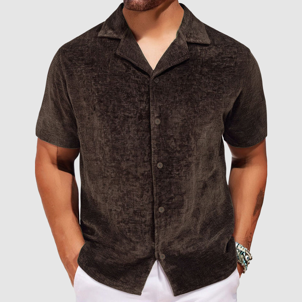 Dario™ | Camicia Retro in Velluto
