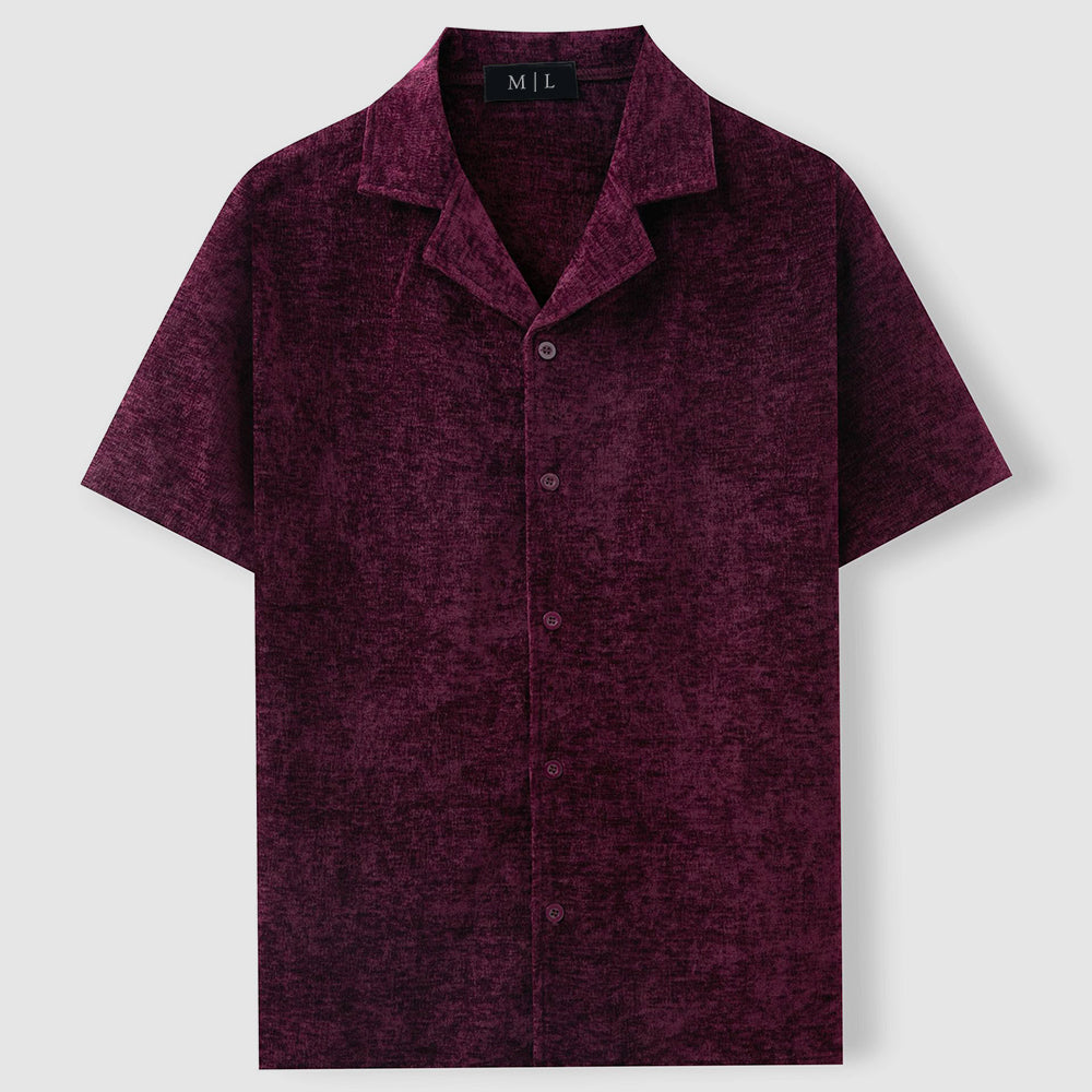 Dario™ | Camicia Retro in Velluto
