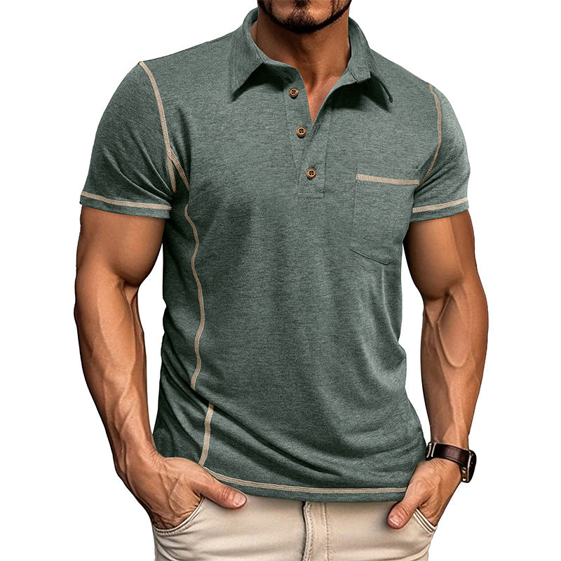 Harold™ | Polo da Uomo Slim Fit con Profili a Contrasto