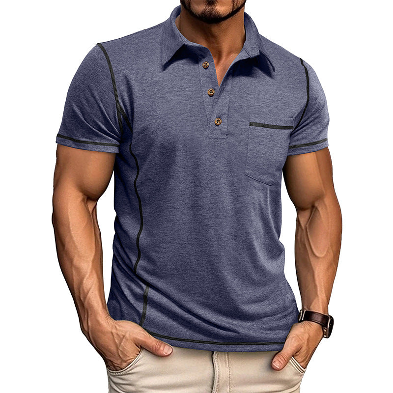 Harold™ | Polo da Uomo Slim Fit con Profili a Contrasto