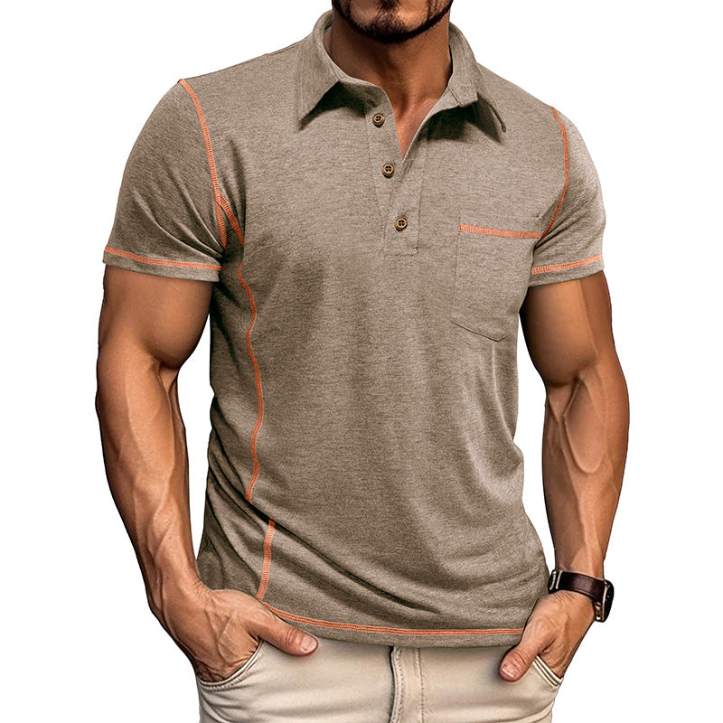 Harold™ | Polo da Uomo Slim Fit con Profili a Contrasto