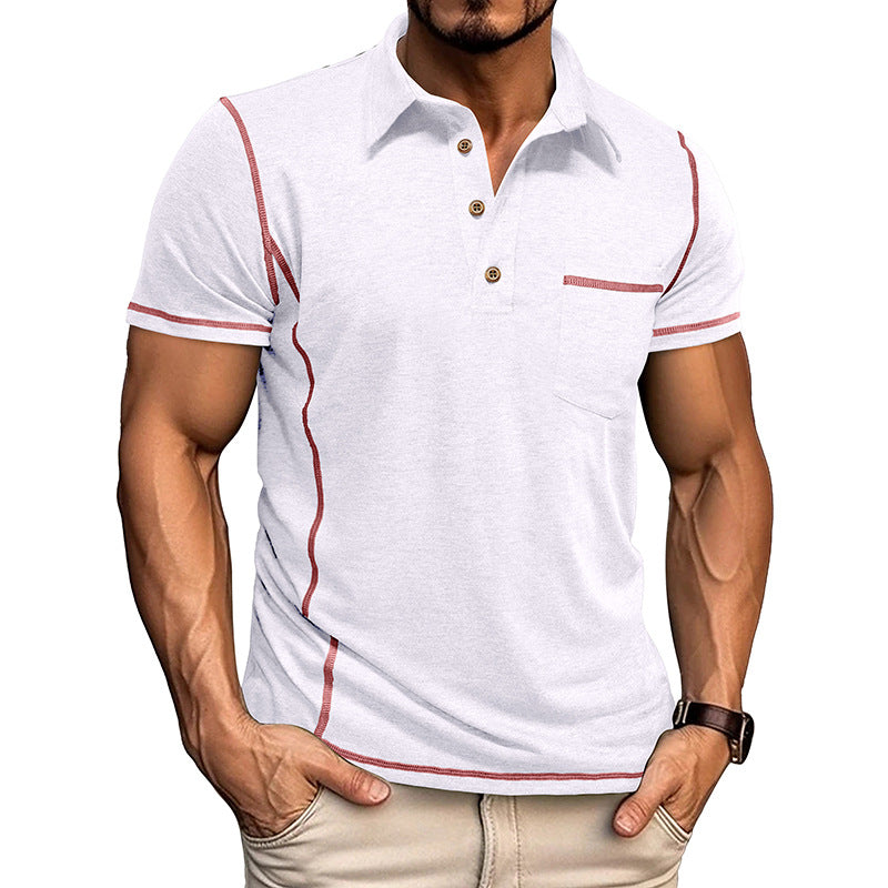 Harold™ | Polo da Uomo Slim Fit con Profili a Contrasto