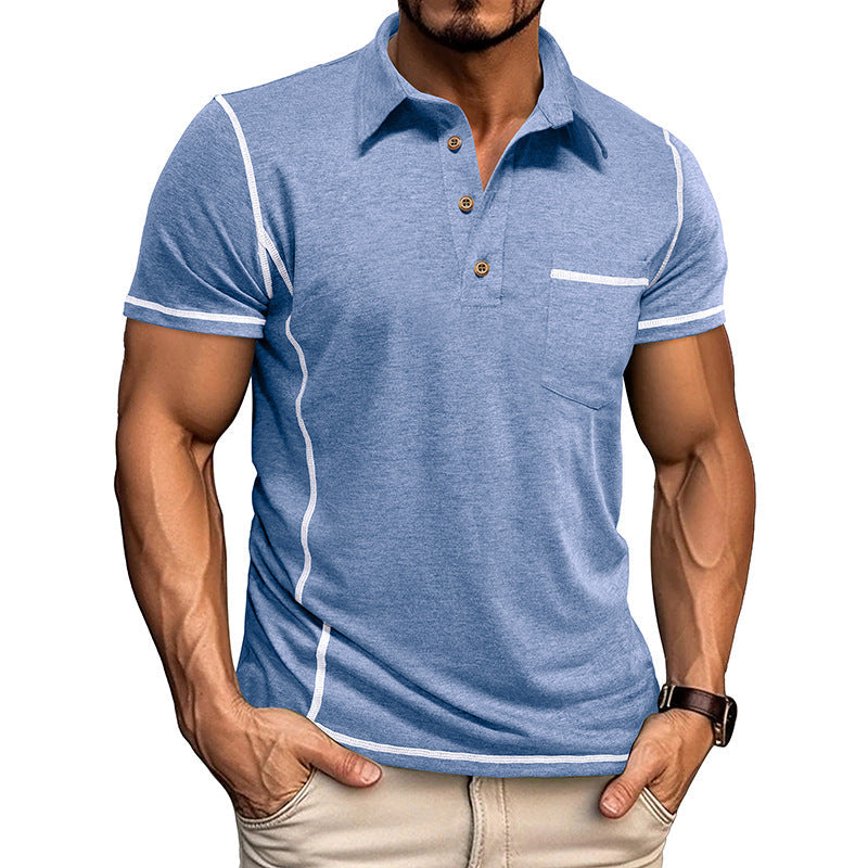 Harold™ | Polo da Uomo Slim Fit con Profili a Contrasto