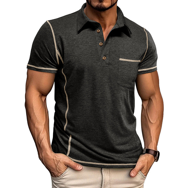 Harold™ | Polo da Uomo Slim Fit con Profili a Contrasto