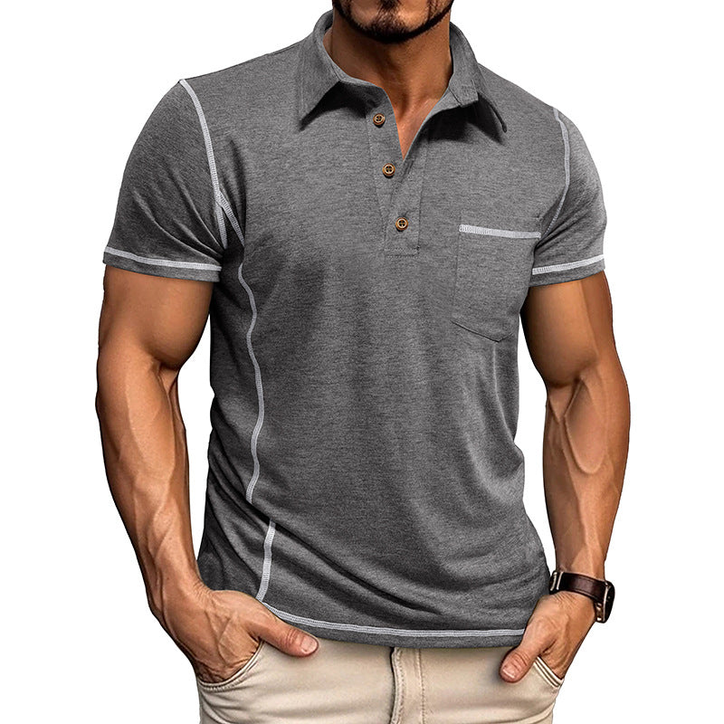 Harold™ | Polo da Uomo Slim Fit con Profili a Contrasto