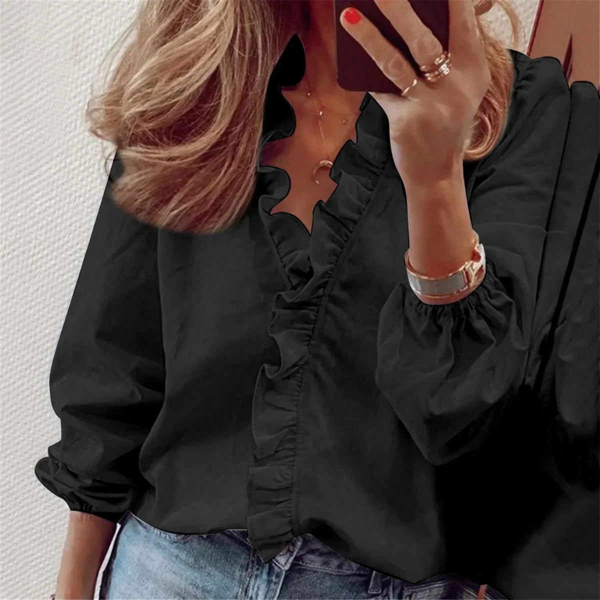 Jana™ | T-shirt Estiva con Volant