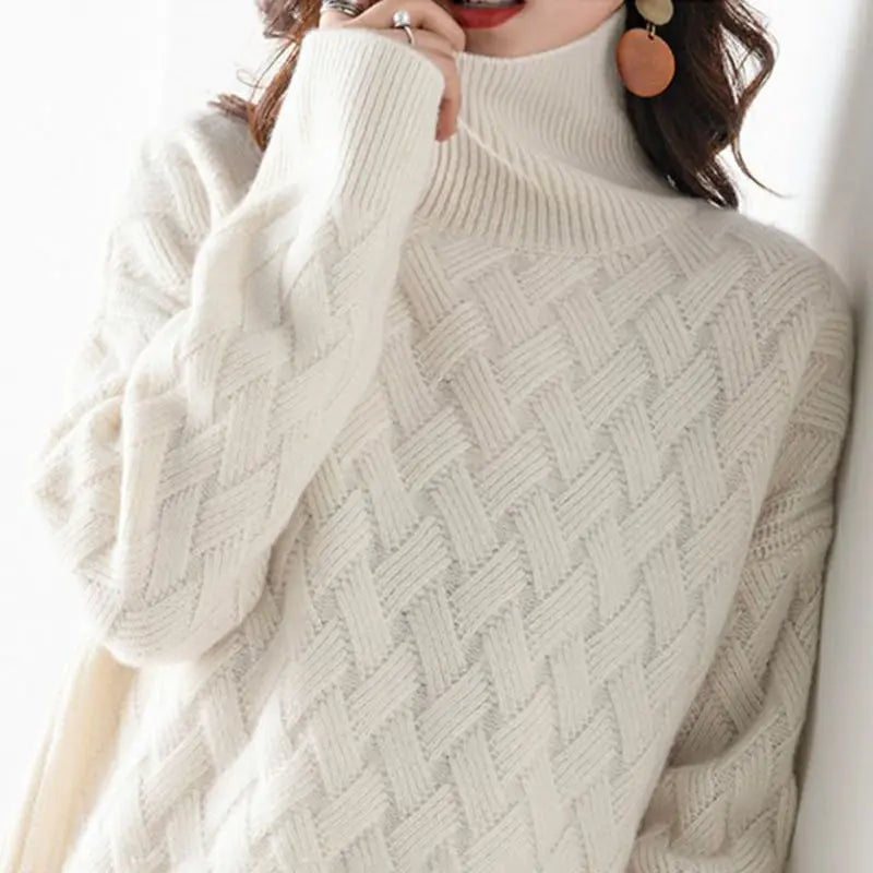 Feliciana | Maglione a collo alto in maglia