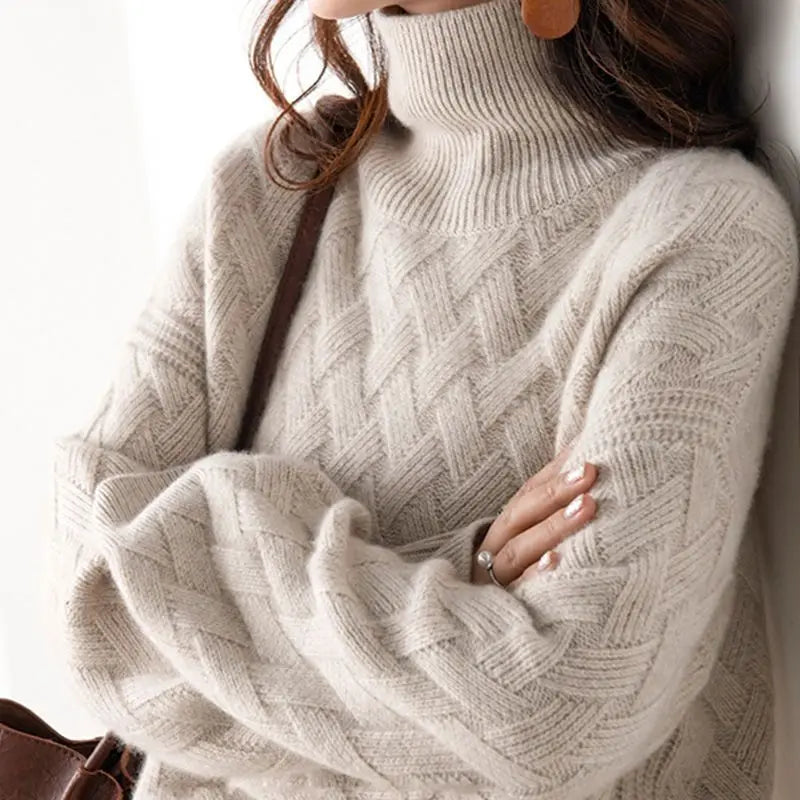 Feliciana | Maglione a collo alto in maglia