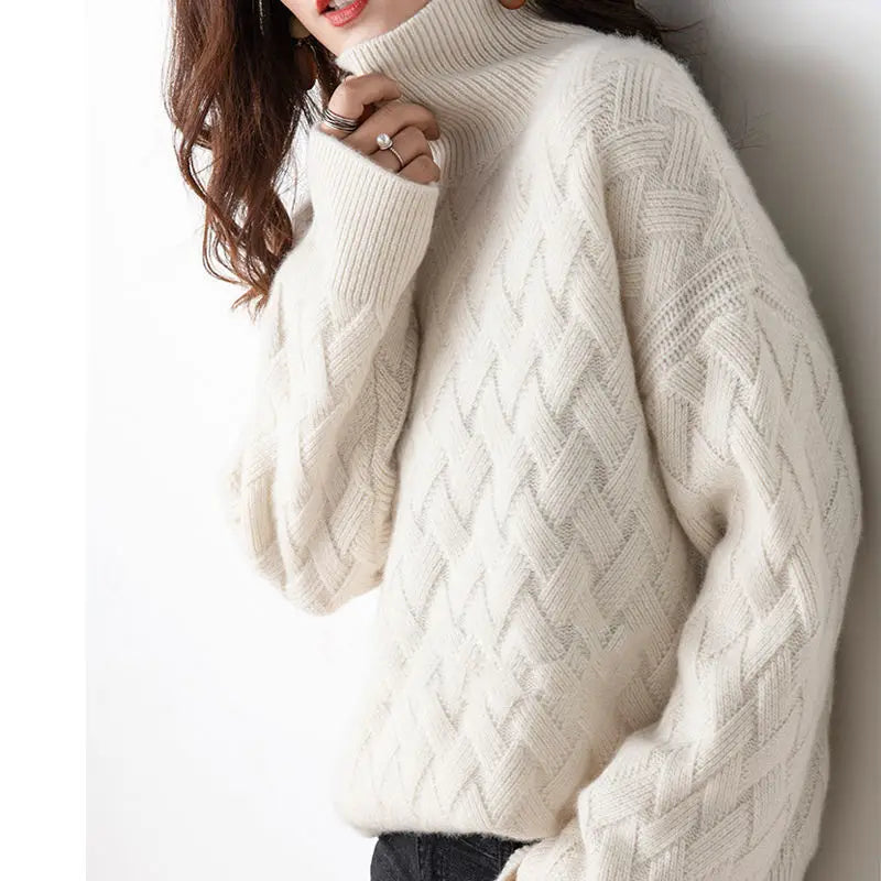 Feliciana | Maglione a collo alto in maglia