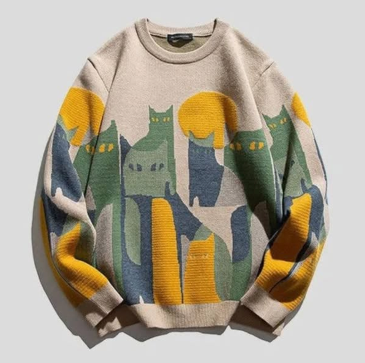Maglione™ | Gatto al chiaro di luna
