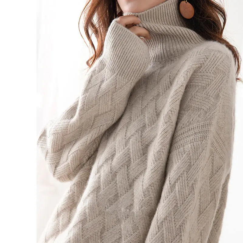 Feliciana | Maglione a collo alto in maglia