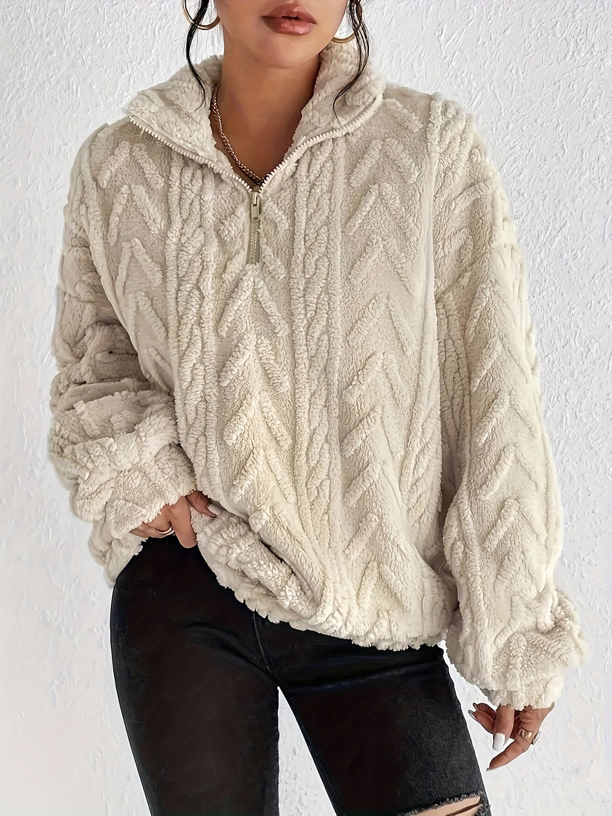 Maddalena | Maglione in pile elegante