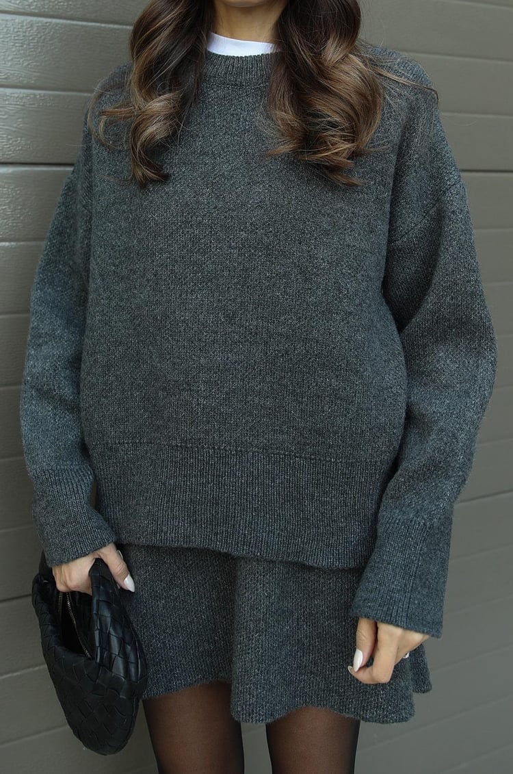 Francesca™ | Completo in maglia comodo di 2 pezzi