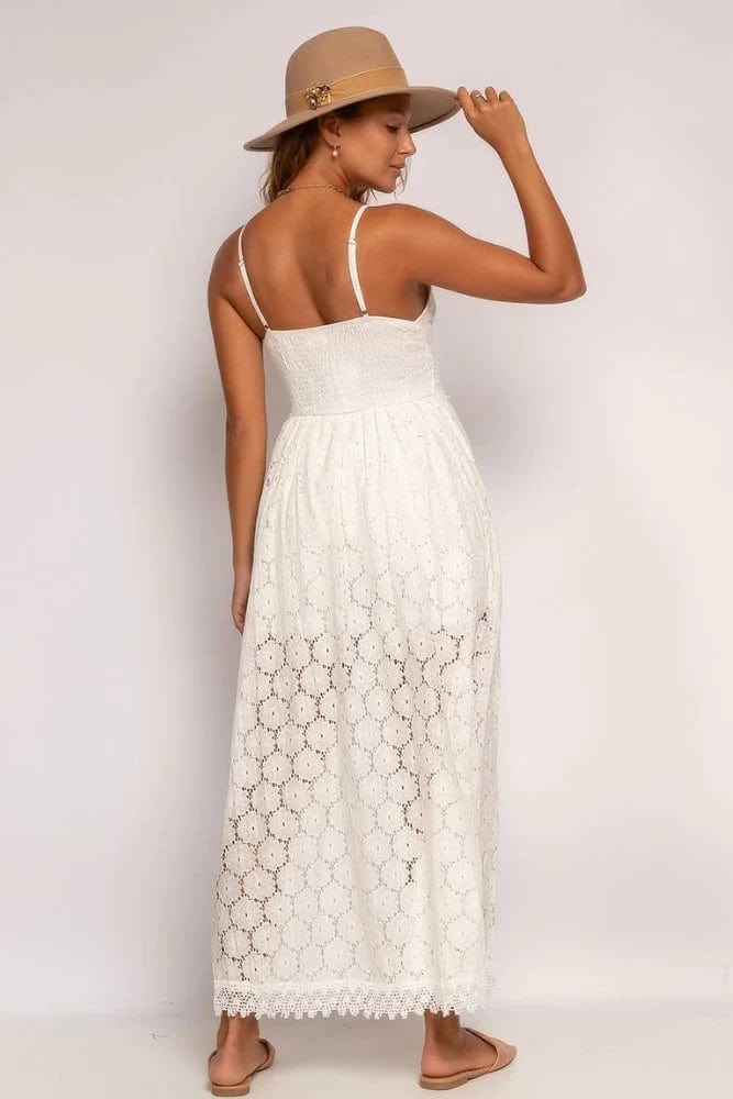 Nina™ | Abito Elegante Bianco Stile Ibiza