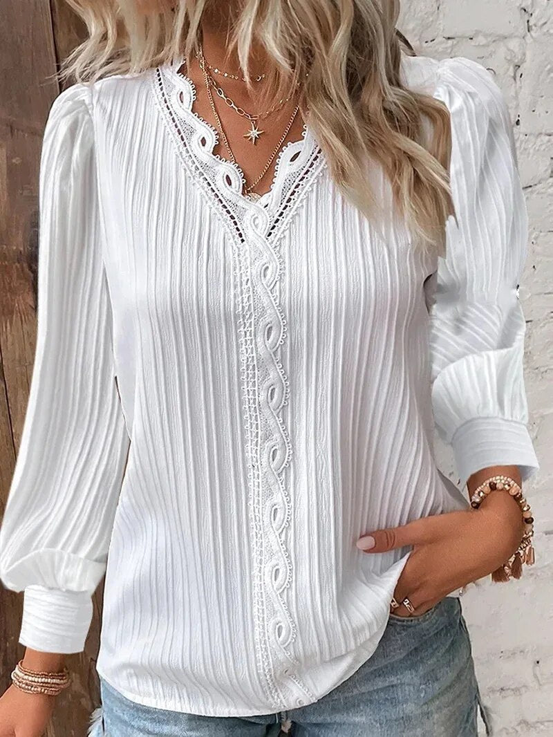 Ursula™ | Blusa in Pizzo