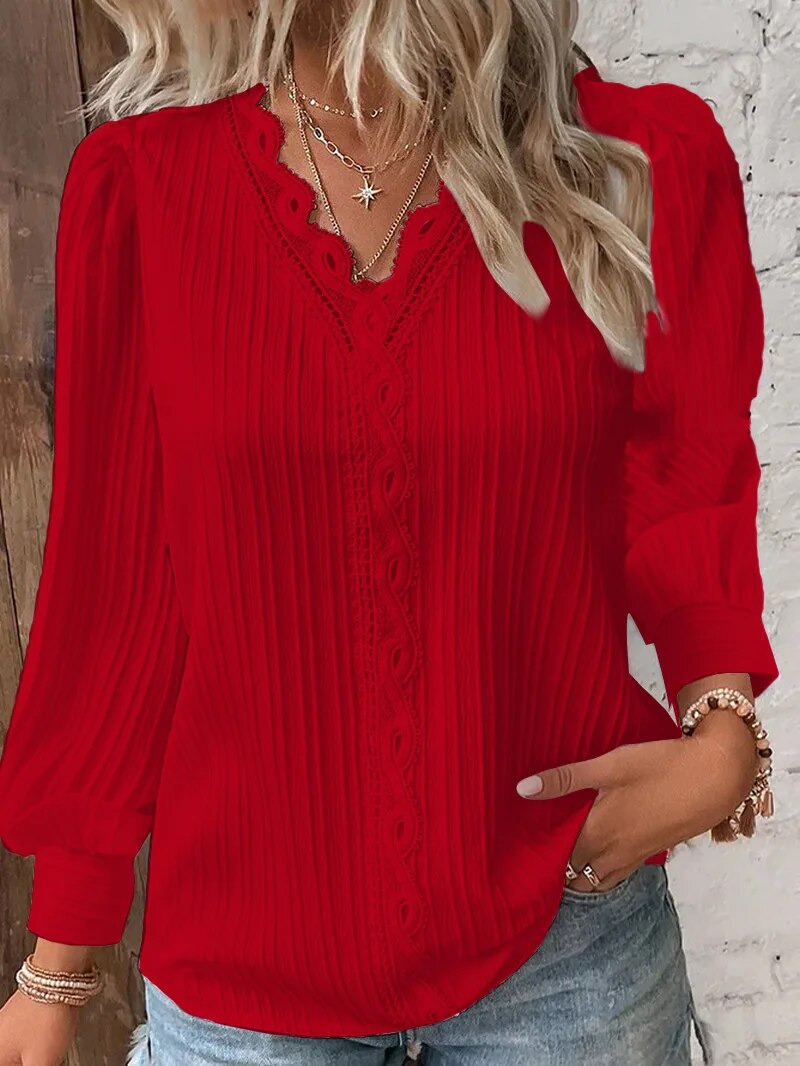 Ursula™ | Blusa in Pizzo