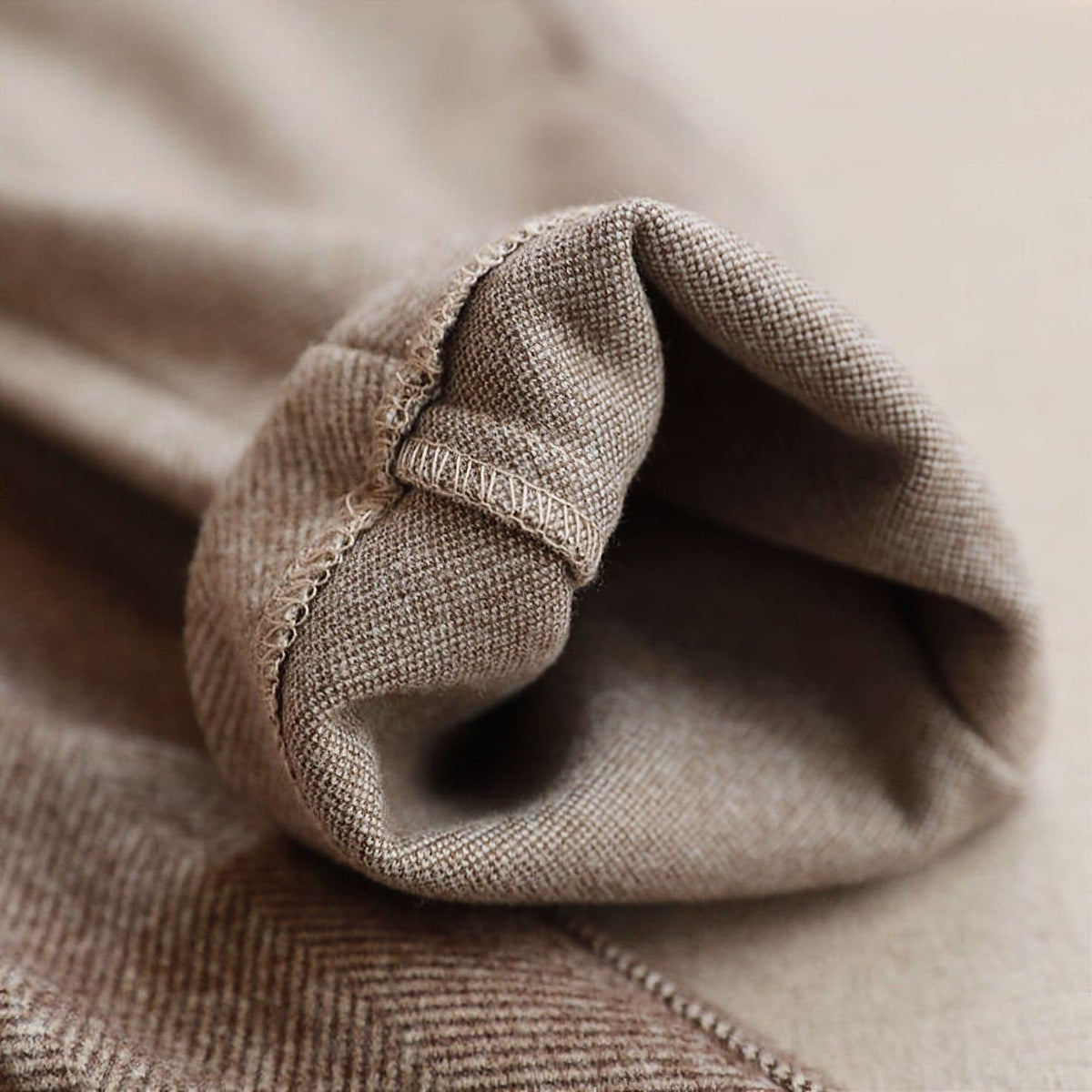 Vaughn™ | Pantaloni Eleganti Su Misura in Pura Lana Pregiata