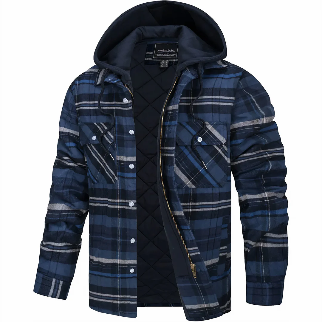 Jackson™ | Giacca a quadri con zip