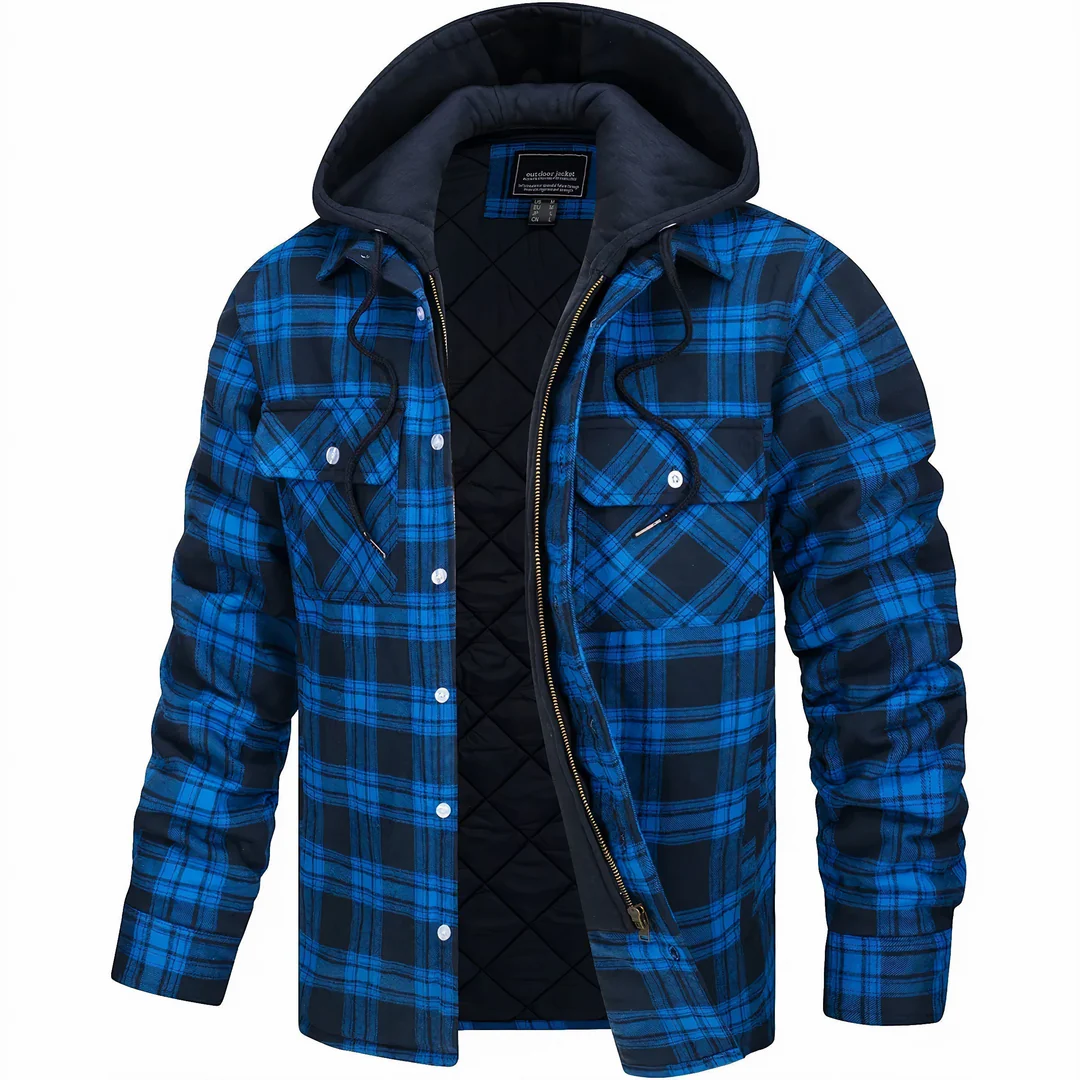 Jackson™ | Giacca a quadri con zip