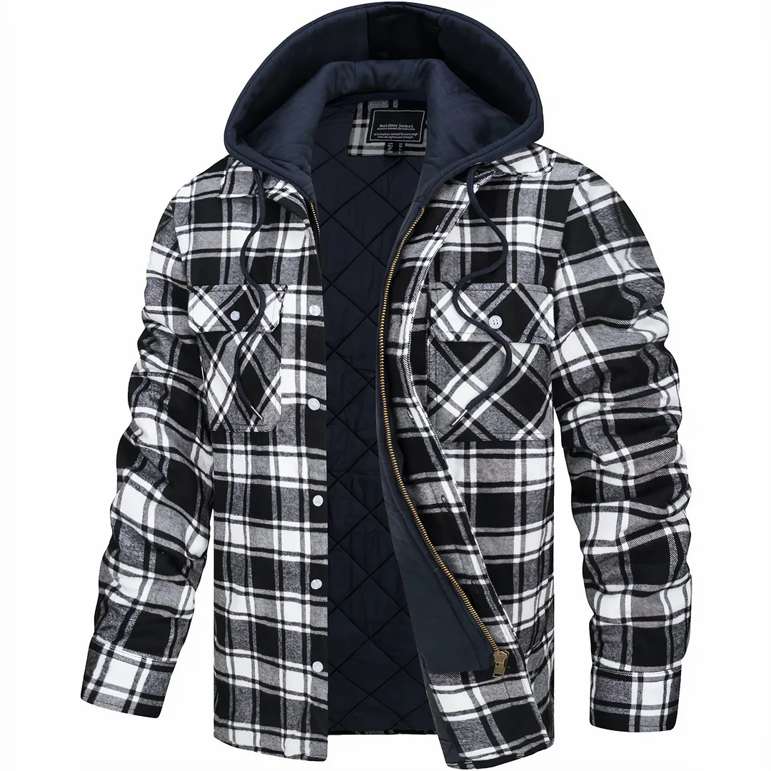 Jackson™ | Giacca a quadri con zip