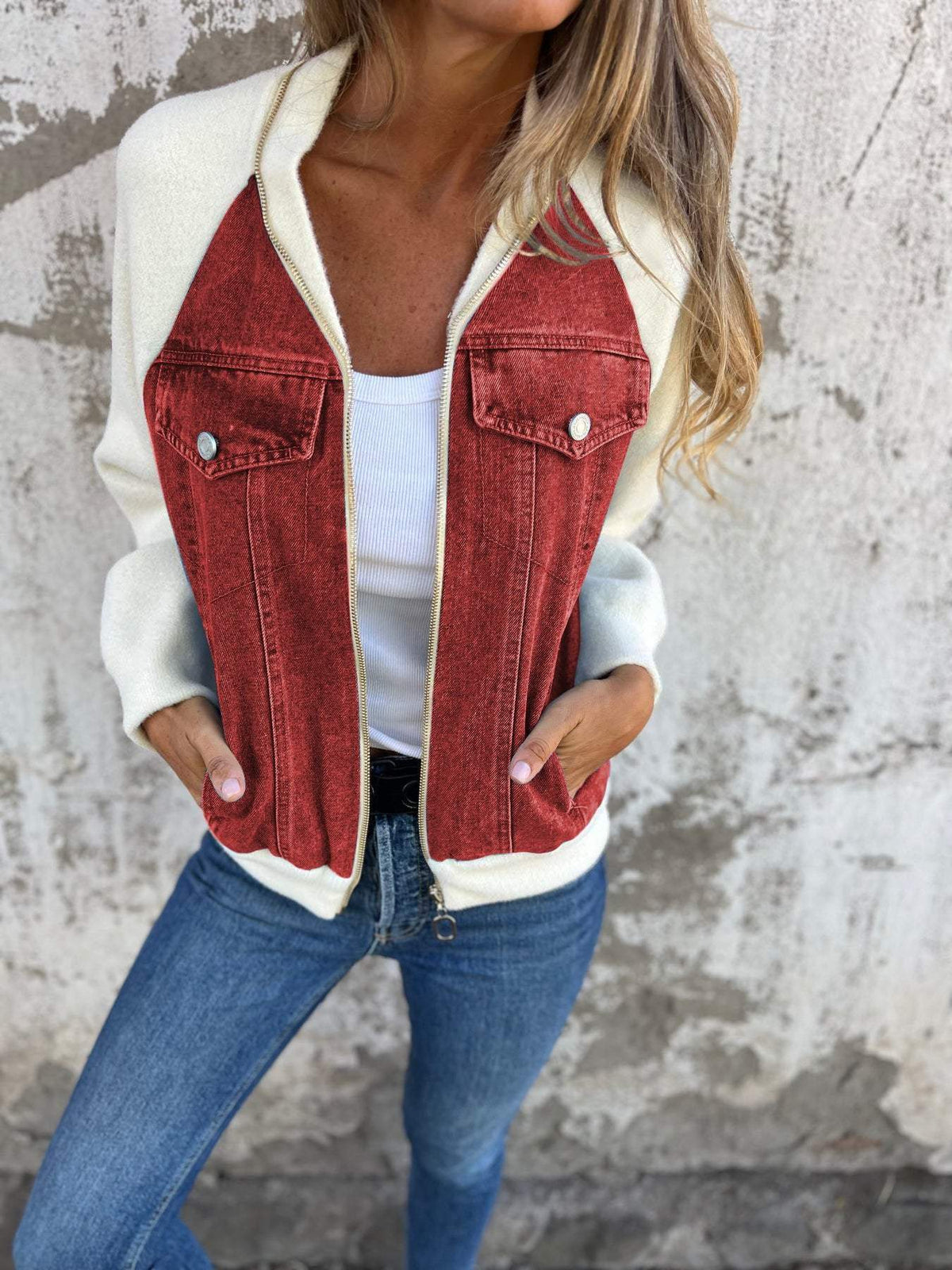 Zoe™ | Giacca Di Jeans Elegante