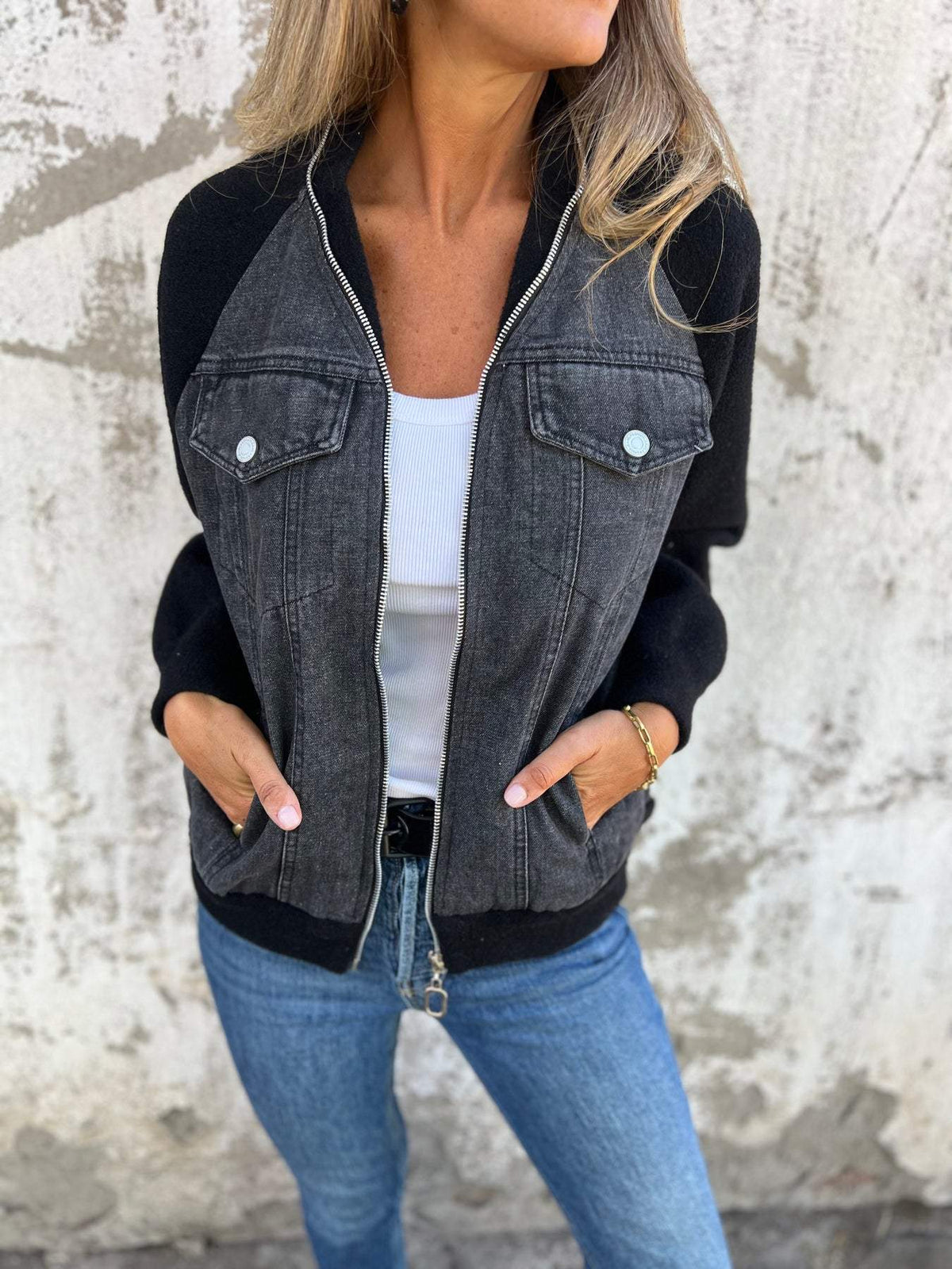 Zoe™ | Giacca Di Jeans Elegante