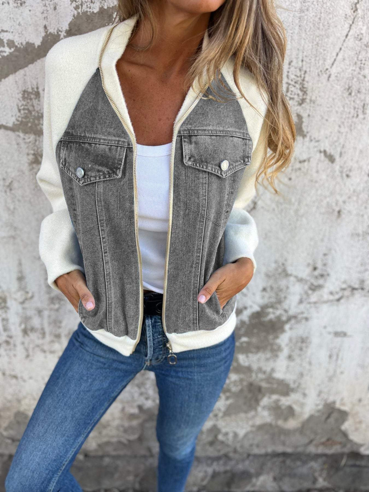 Zoe™ | Giacca Di Jeans Elegante