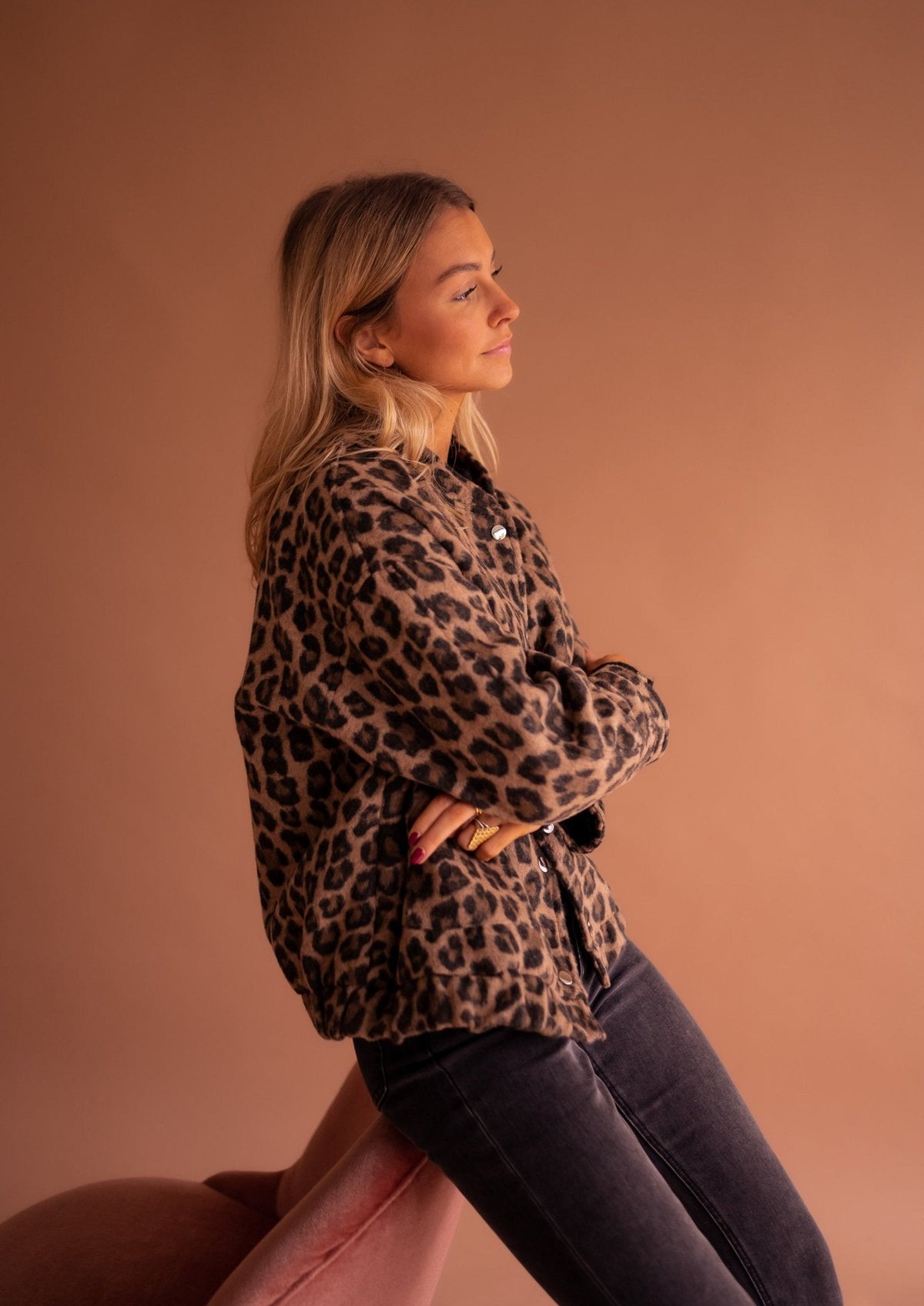 Vera – Giacca Leopardata di Tendenza