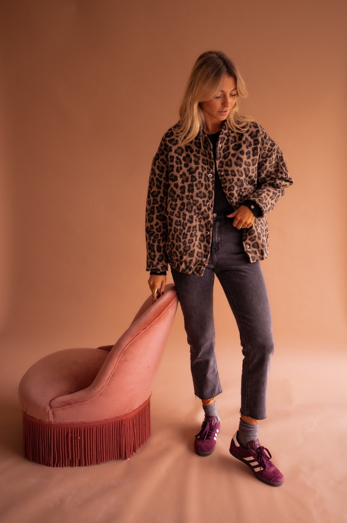 Vera – Giacca Leopardata di Tendenza