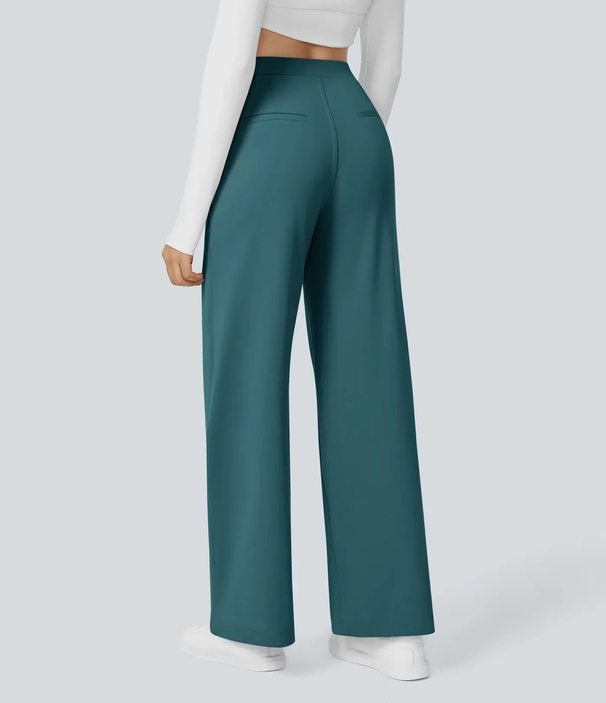 Pantaloni Svasati ColaTek Air™ con Vita Alta e Tasche con Zip Laterali