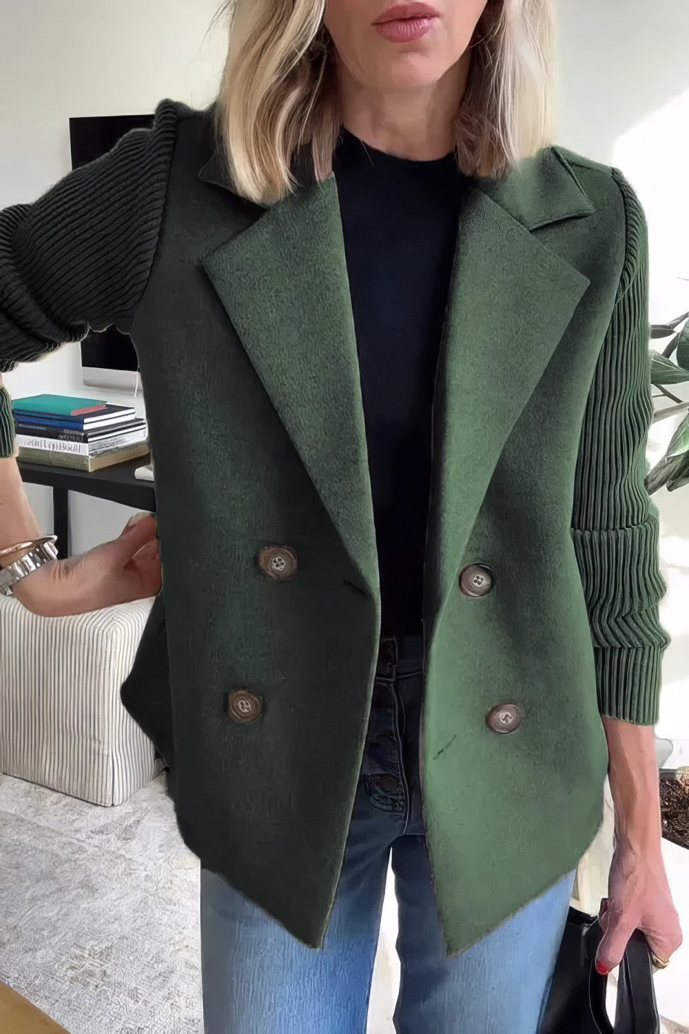 CLAIRE™ | Giacca Cardigan Patchwork