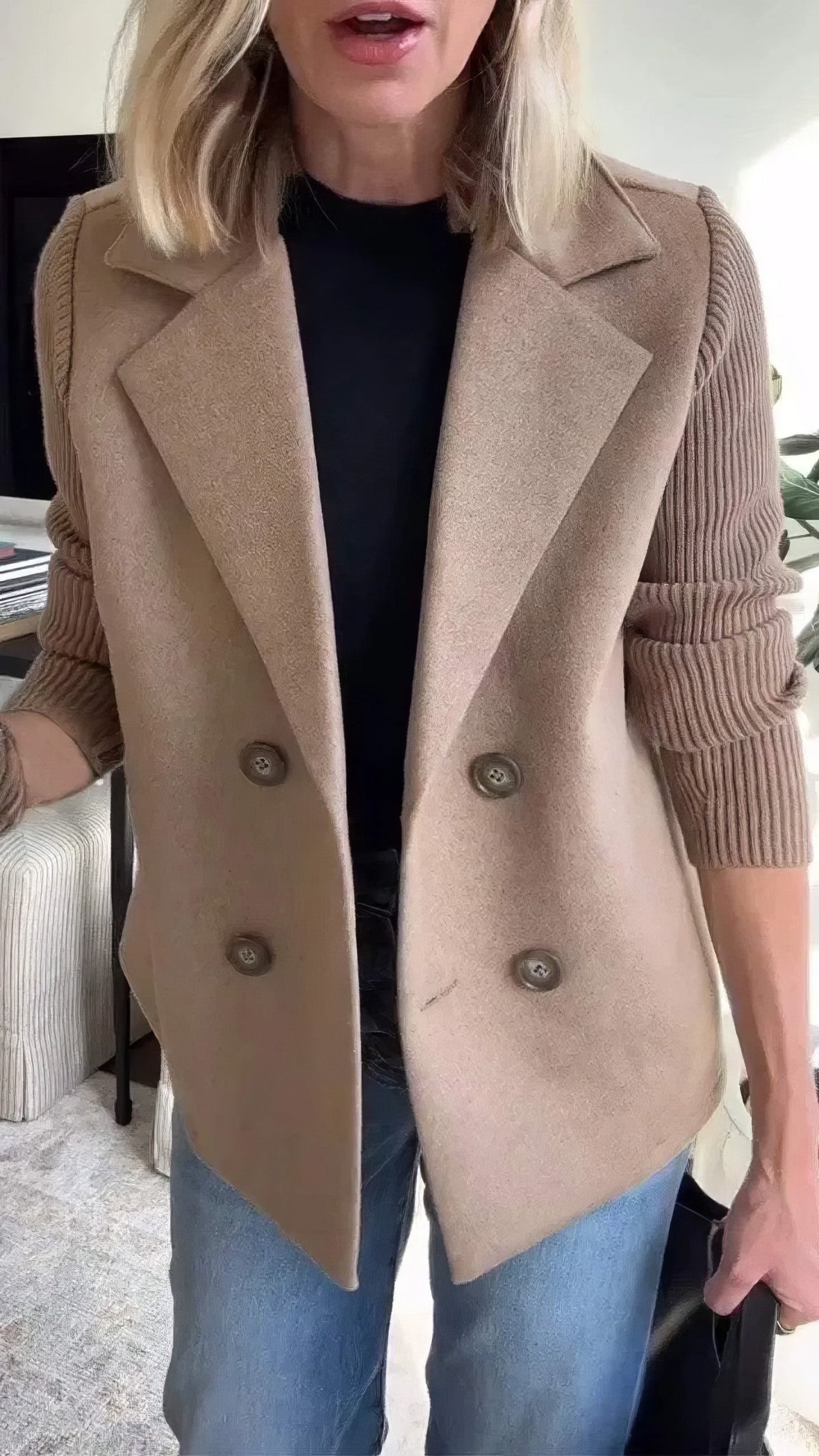 CLAIRE™ | Giacca Cardigan Patchwork