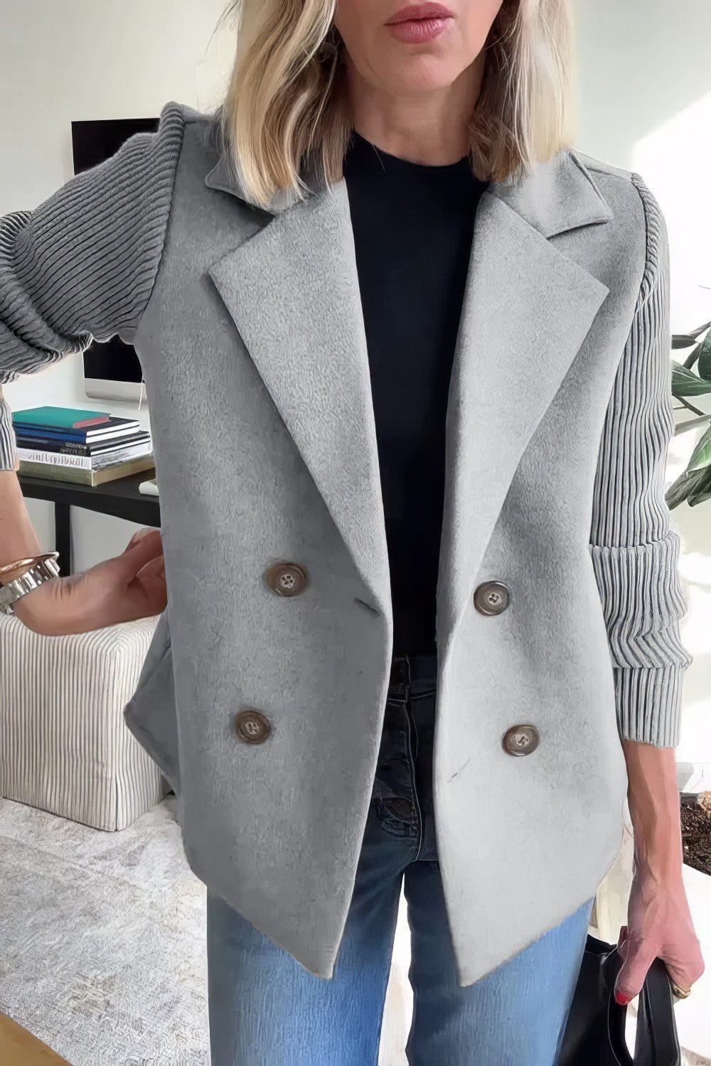CLAIRE™ | Giacca Cardigan Patchwork