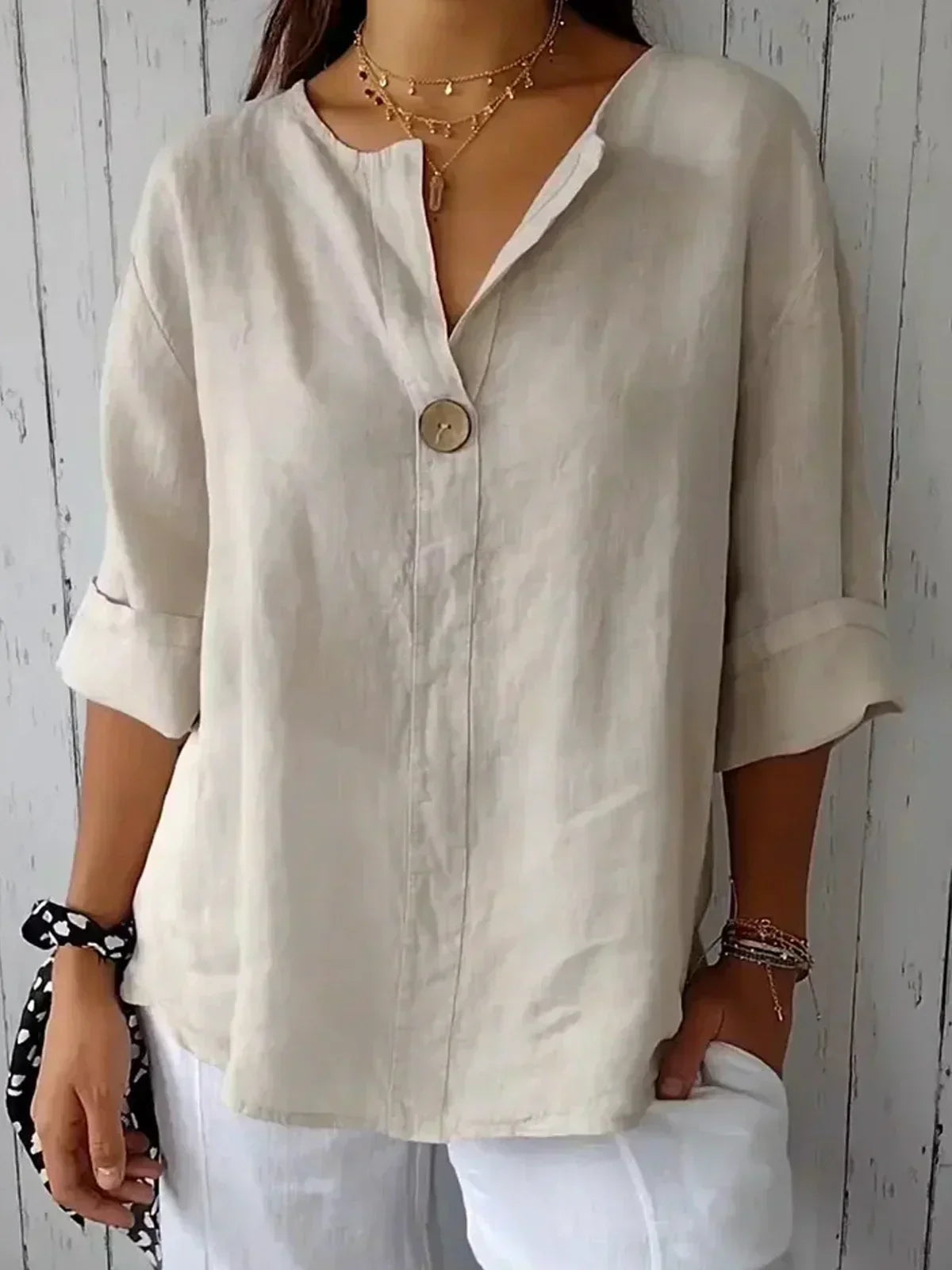 JESSA™ | Blusa Casual con Scollo a V