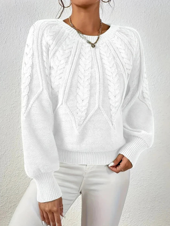 Agnese | Maglione in maglia torciata chic
